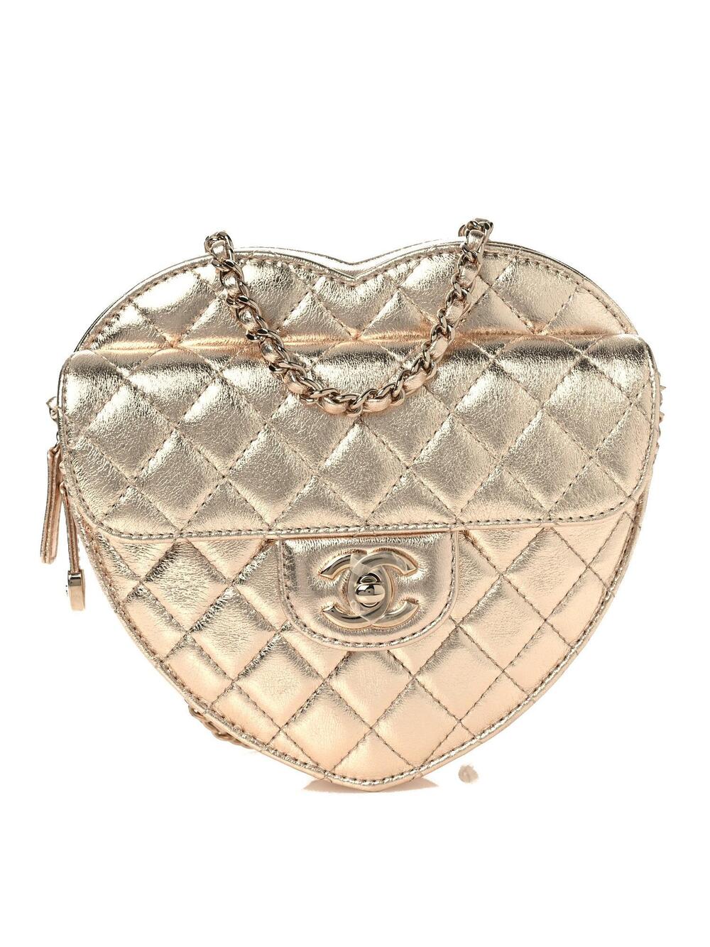 Chanel Metallic Lambskin Quilted Cc In #329604C67B